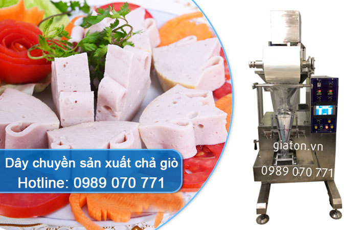 dây chuyền sản xuất chả giò