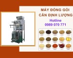 Máy đóng gói cân định lượng giúp kiểm soát lượng phẩm